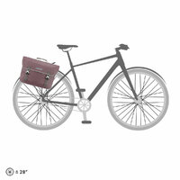 Ortlieb Commuter-Bag Two Urban QL3.1 ash rose